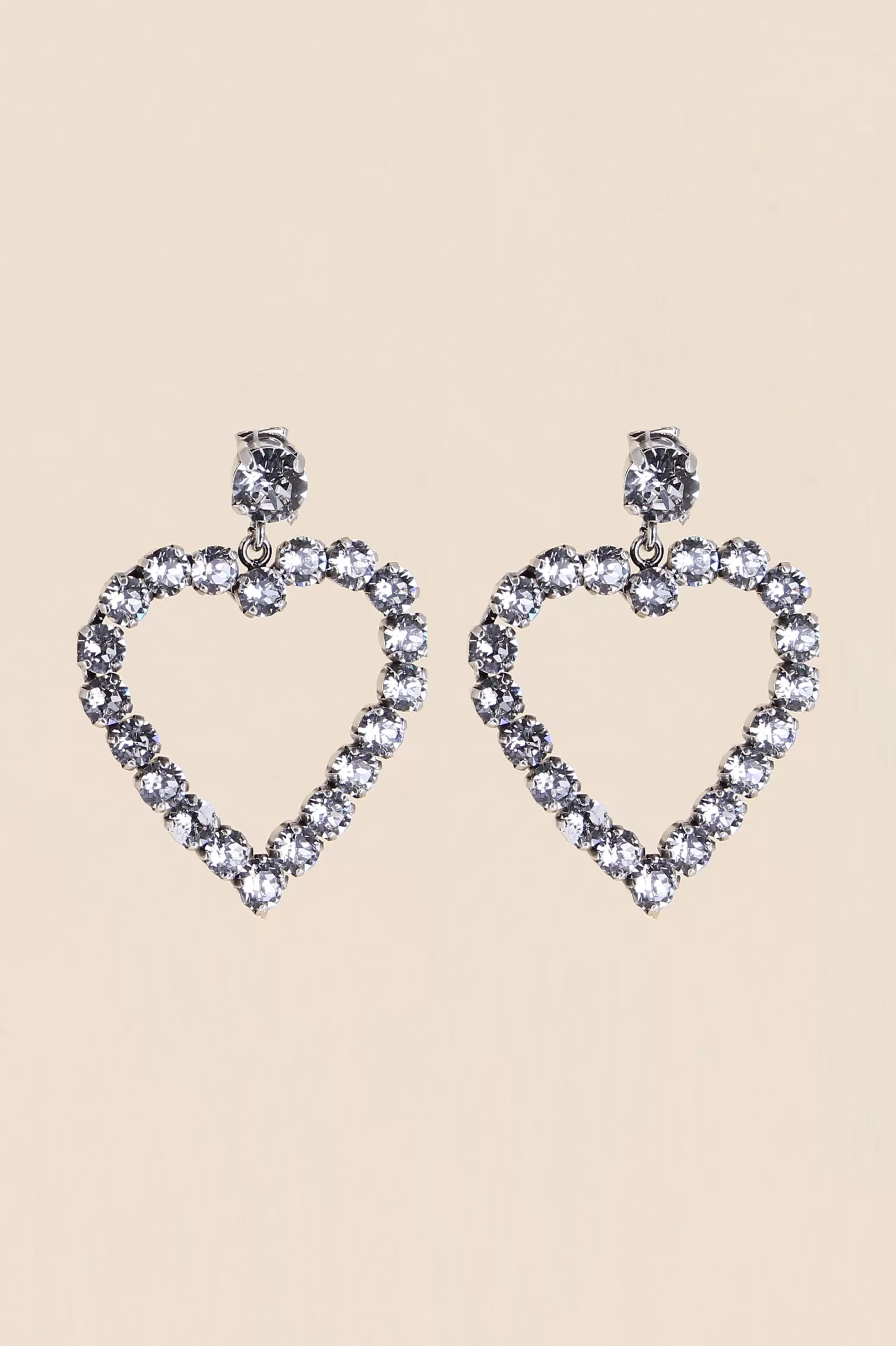 Women Philippe Audibert Earrings | Earrings Heart Strass