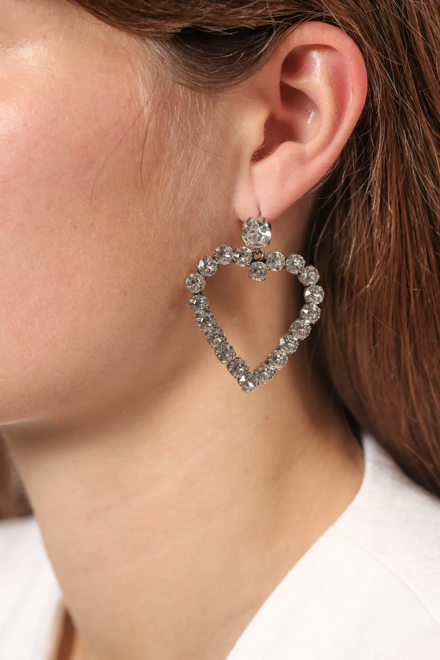 Women Philippe Audibert Earrings | Earrings Heart Strass