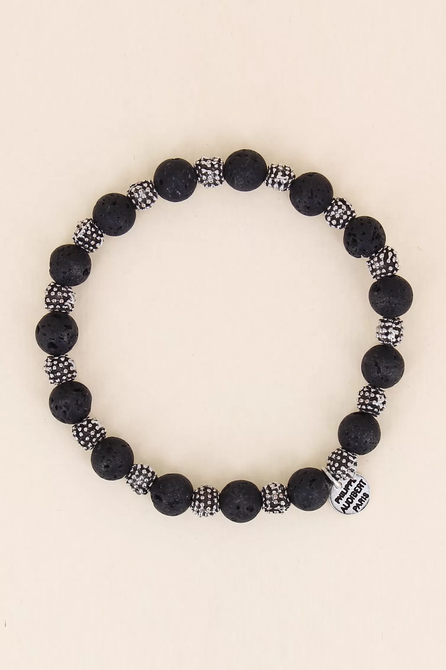 Men Philippe Audibert Bracelets | Men Bracelet Myly Lava Beads